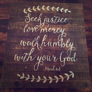 Rustic Inspirational sign